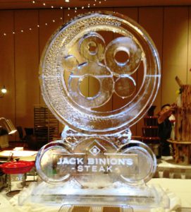 Jack Binions Steak Ice Sculpture