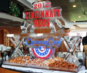 2012 Cincinnati Reds Opening day Ice Sculpture