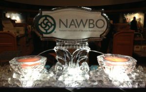 Nawbo Ice Sculpture with two bowls