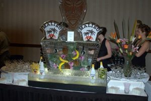 Ice Sculpture for Malibu special event