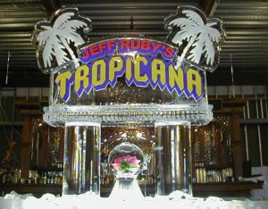 Jeff Ruby Tropicana Ice Sculpture