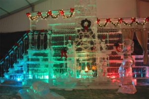 Ice Sculptures decorations for Christmas