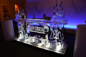 Grey Goose Ice Sculpture Bar Counter