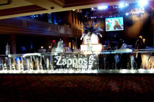 Zappos.com huge ice bar counter