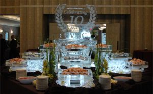 Celebrating 10 Years Ice Sculptures on Display