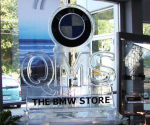 QMS The BMW Store Ice Sculpture