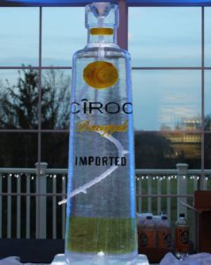 Ciroc Imported Bottle Ice Sculpture