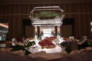 Celebrating Five Years Ice Sculpture