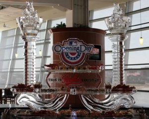 Opening Day Special Event Ice Sculptures