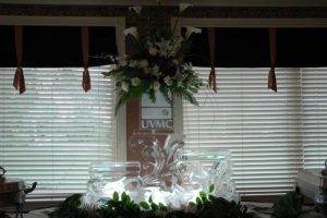 a beautiful Ice Sculpture for Function Display