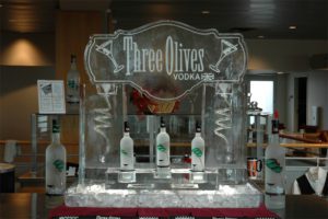 ThreeOlives Vodka Ice Sculpture