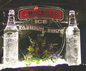 Smirnoff Ice Fashion Show Ice Sculpture