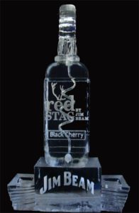 Red Stag By Jim Beam Black Cherry Sculpture